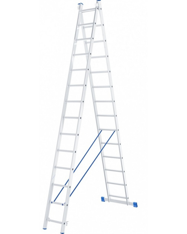 Лестница алюминиевая 2х14 (6,79м)